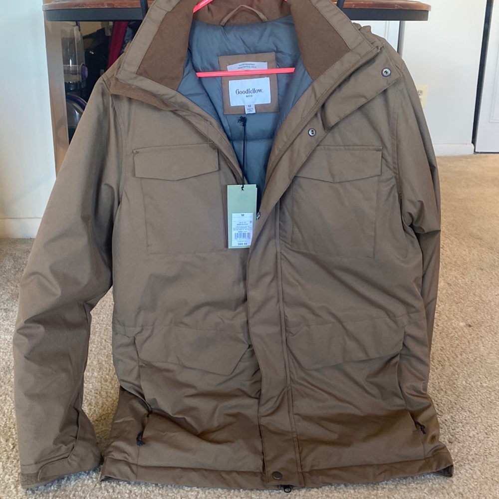 Males water resistant jacket